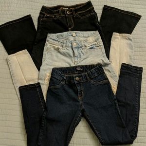 Lot of  3 Girl's Size 8 Jeans👖👖👖